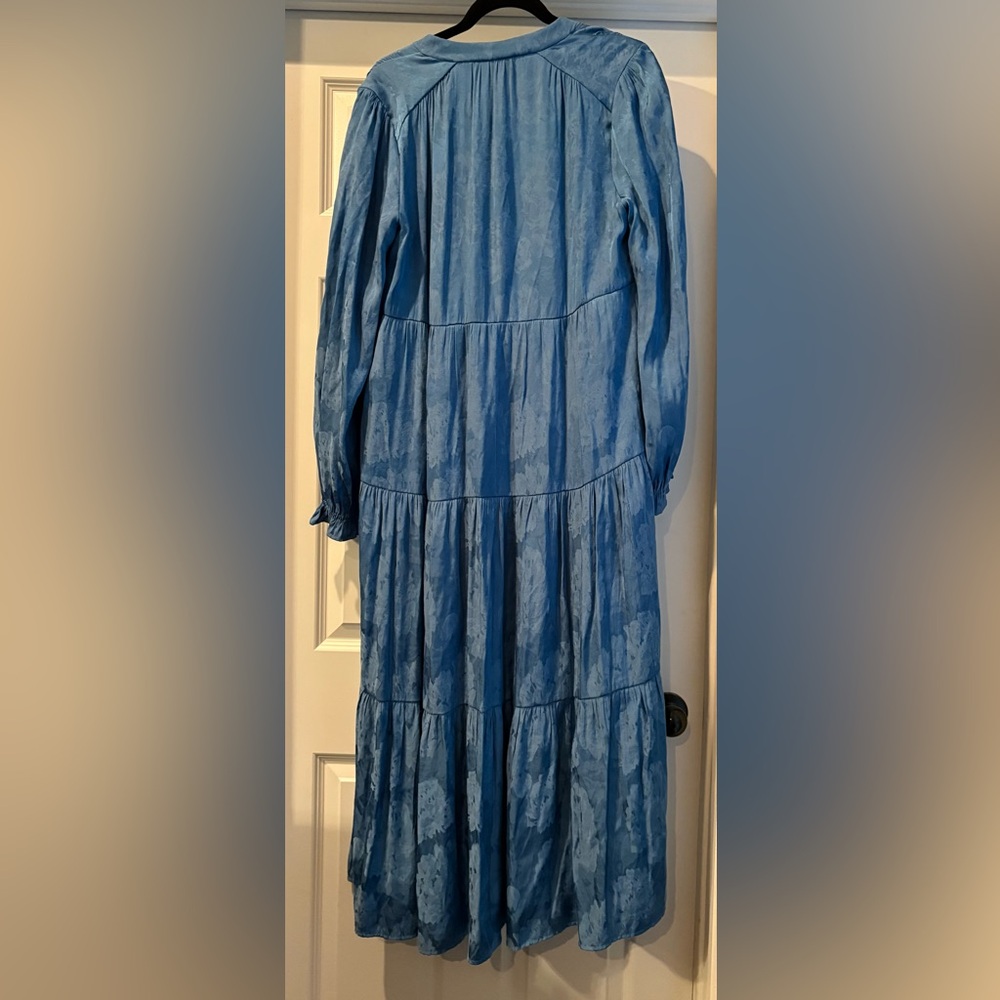 Maeve Vibrant Blue Long Sleeve Dress - Picture 8 of 8